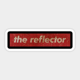 THE REFLECTOR - SIMPLE RED VINTAGE Sticker